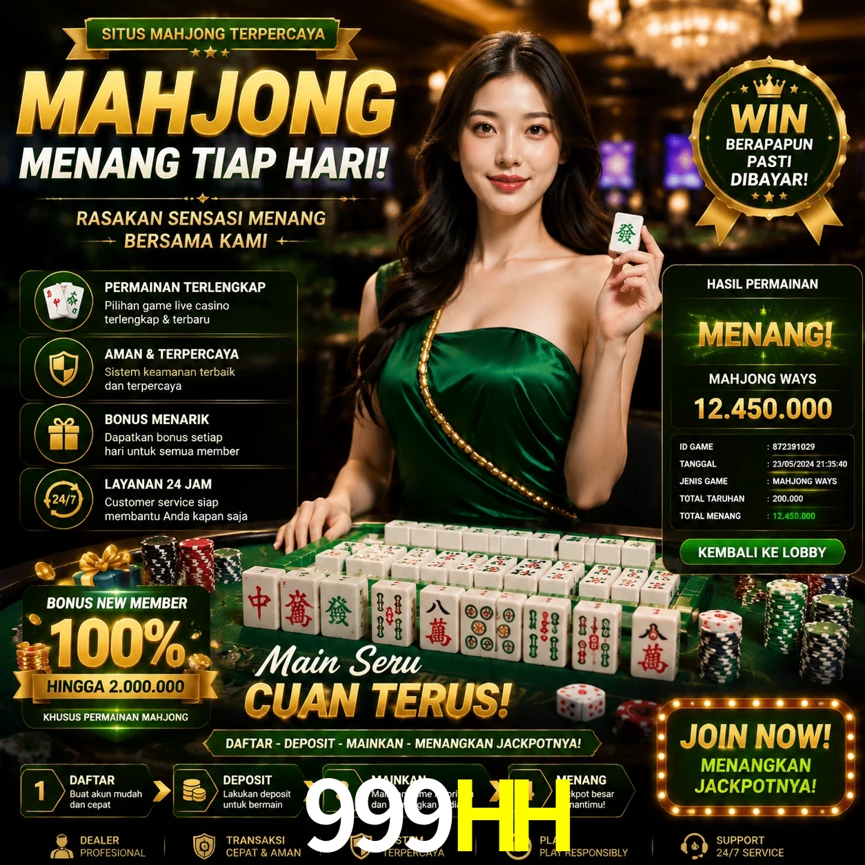 Cashback VIP 999HH - reembolso semanal